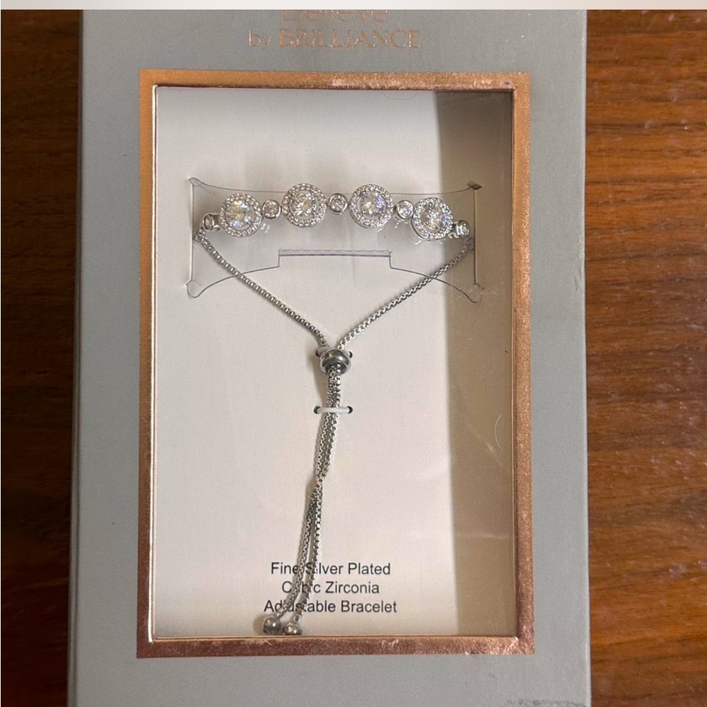 Silver plated bracelet